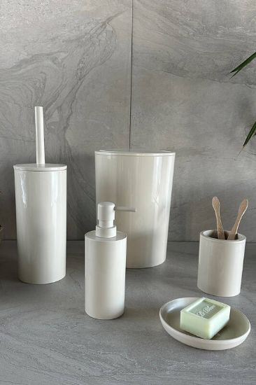 Picture of PRIMANOVA FLORES Beige Bathroom Set 5 pcs SAS17/09