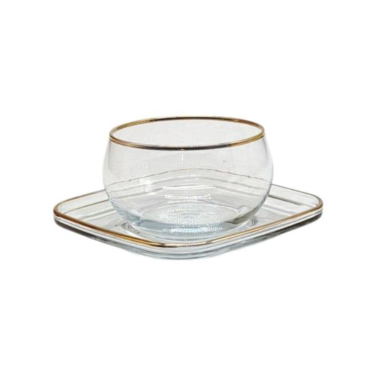 Picture of LAV Cup + saucer cleos1 Gold Rim 