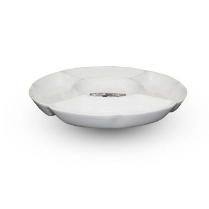 Picture of Porcelain Divided Plate 4724/ 10''