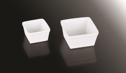 Picture of Porcelain Pudding Square Bowl 6845/ 3.5''