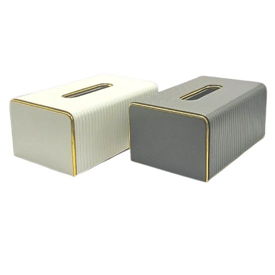 Picture of Leather Tissue Box 45049
