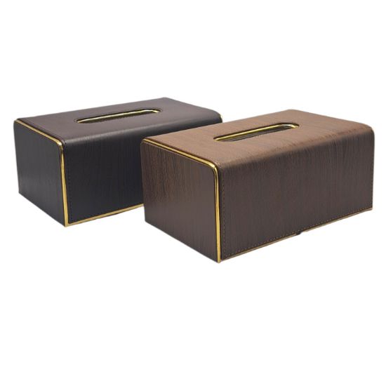 Picture of Leather Tissue Box 45048
