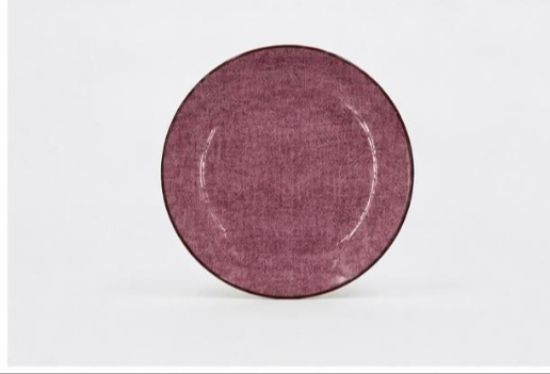 Picture of Dark Red Cake Plate 427/ 19.5cm