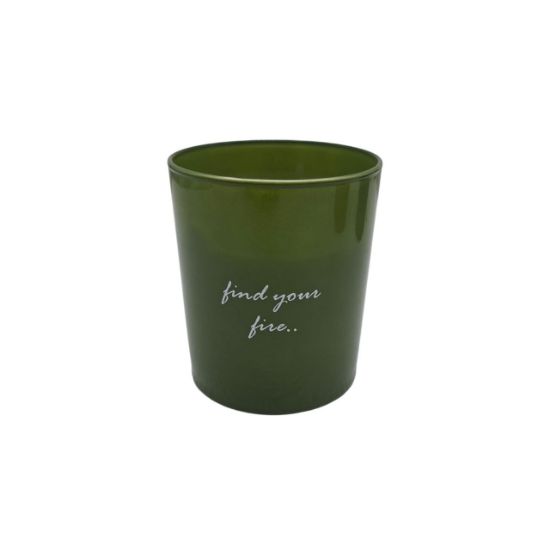 Picture of Glass Candle Vanilla R150 - Olive