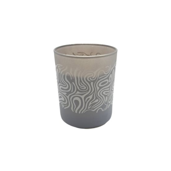 Picture of Glass Candle Peonylone R150 - Gray