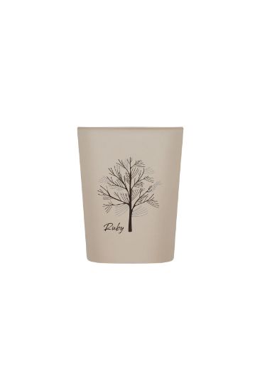 Picture of Glass Candle Vanilla R100 - Beige        