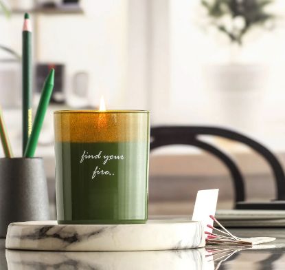 Picture of Glass Candle Vanilla R150 - Olive