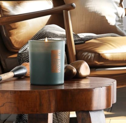 Picture of Glass Candle Peonylone R150 - Olive