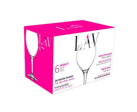 Picture of LAV Glass Misket 560/ 6 Pieces-365CC