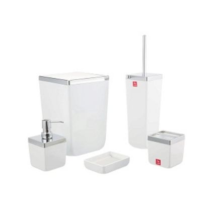 Picture of Primanova Lenox Bathroom White Set SAS03/01